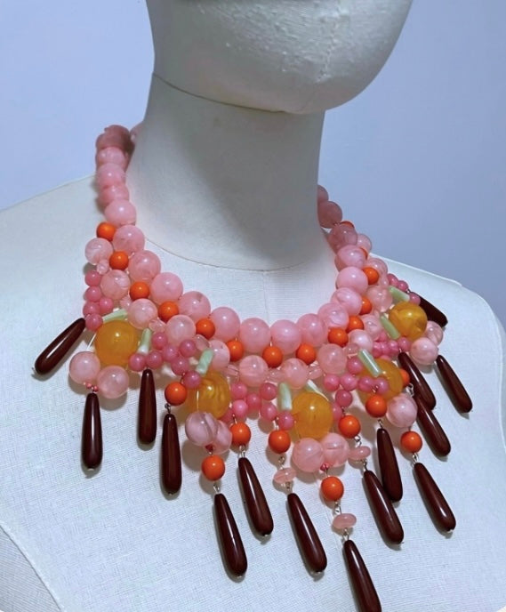 Beaded Macramé Necklace