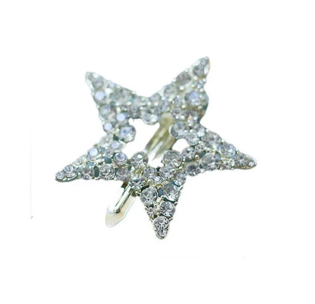 Rhinestone star Hair Clip