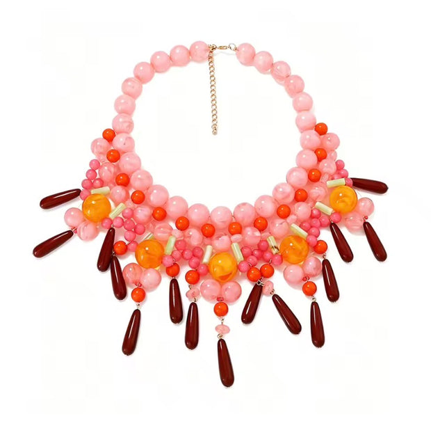 Beaded Macramé Necklace