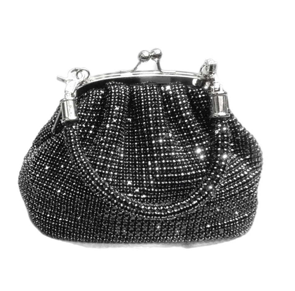 Rhinestone Dumpling Bag