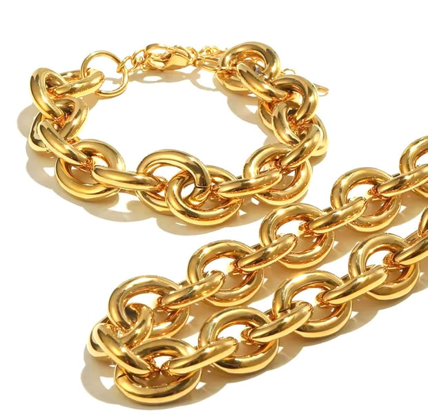 Boyfriend Chain Necklace Gold