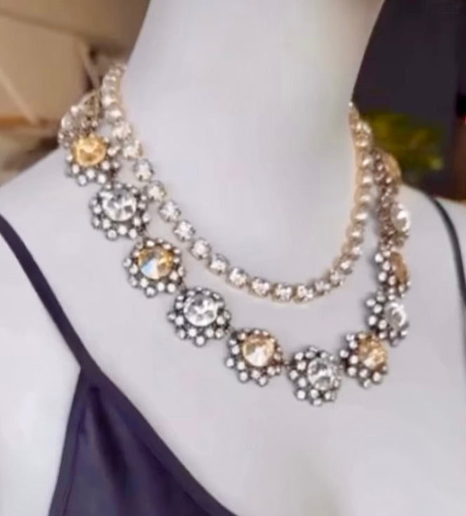 Christina Crystal Necklace