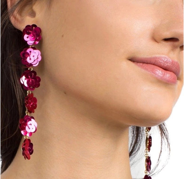 Sequin Drop Earrings