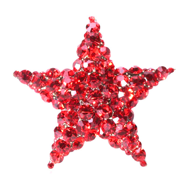 Crystal Star Brooch