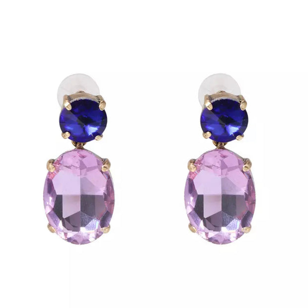 Cubic Crystal Earrings
