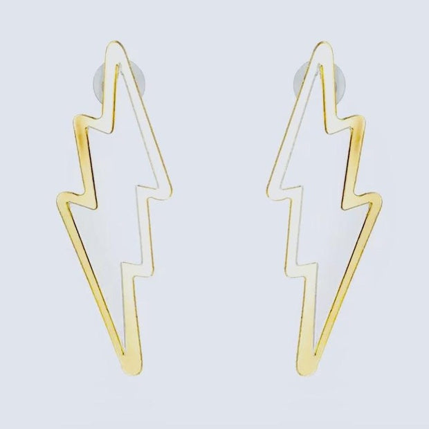 Acrylic Lightning Earrings