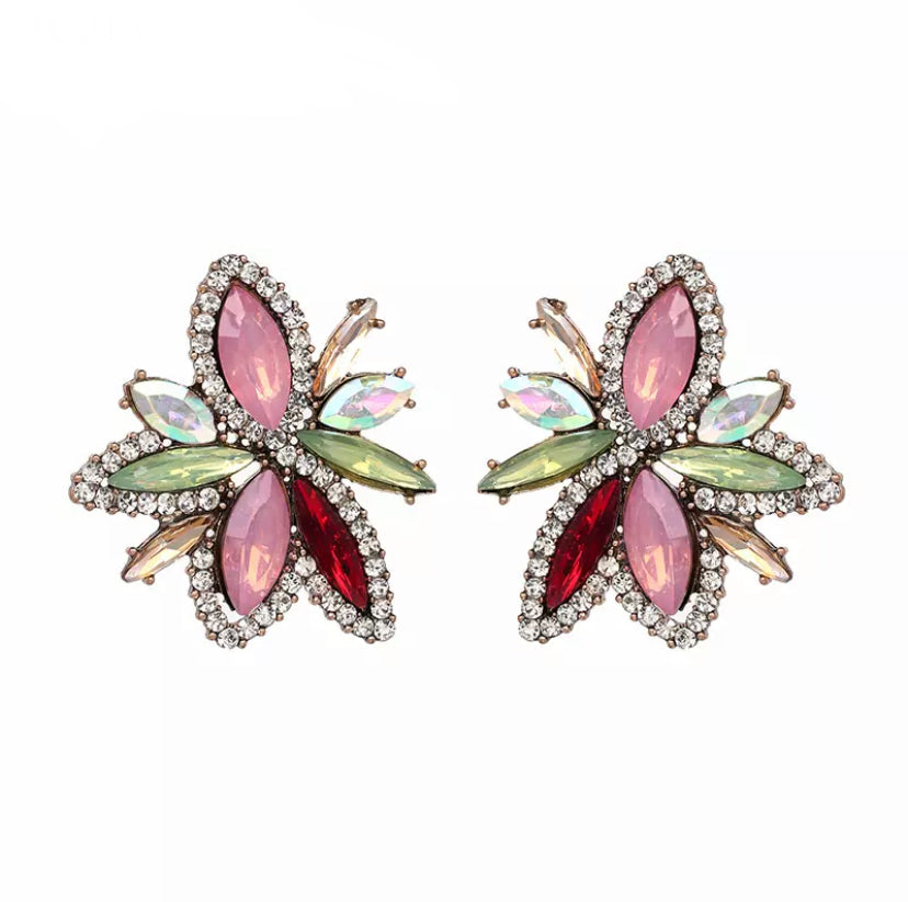 Oriental Crystal Earrings